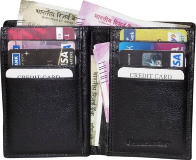 

Southpole Fashions Men Black Genuine Leather Card Holder(8 Card Slots)