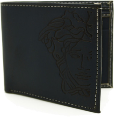 

NiETz Men Blue Genuine Leather Wallet(4 Card Slots)