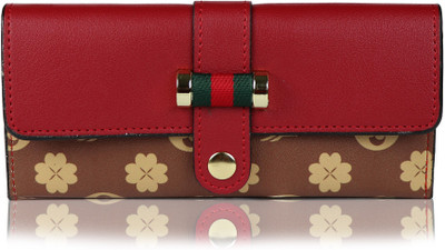 

iSweven Girls Maroon Artificial Leather Wallet(10 Card Slots)