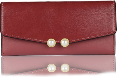 

iSweven Girls Pink Artificial Leather Wallet(10 Card Slots)