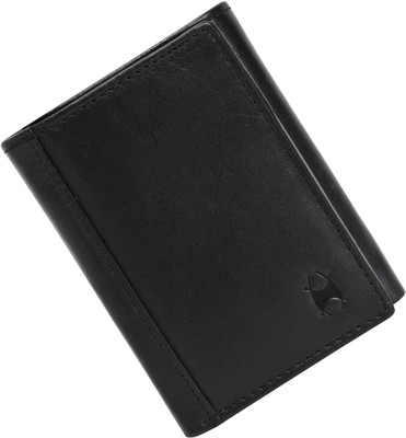 

Xtag Men Black Genuine Leather Wallet(9 Card Slots)