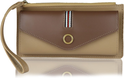 

iSweven Girls Casual Beige, Brown Artificial Leather Wallet(10 Card Slots)