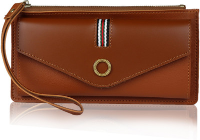

iSweven Girls Tan Artificial Leather Wallet(10 Card Slots)