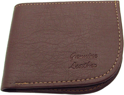 

Besto Men Brown Genuine Leather Wallet(10 Card Slots)