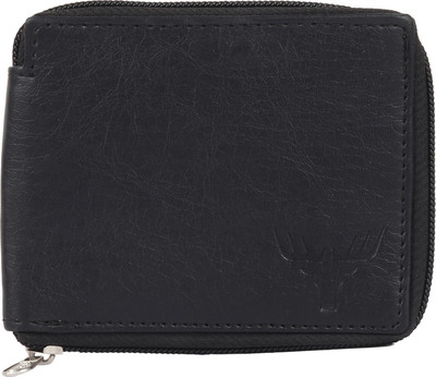 

Accezory Men Black Artificial Leather Wallet(3 Card Slots)