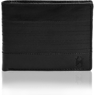 

Xtag Men Black Genuine Leather Wallet(9 Card Slots)