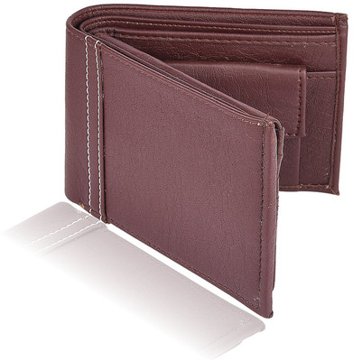 

Adam Zac Men Brown Artificial Leather Wallet(9 Card Slots)
