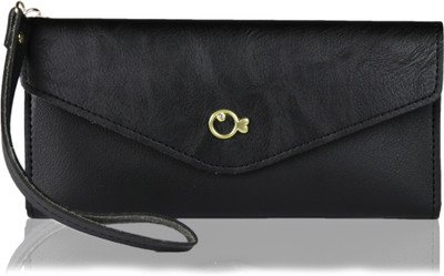 

iSweven Girls Black Artificial Leather Wallet(6 Card Slots)