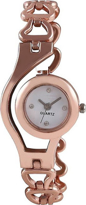 

Talgo TGKADIRSGD White Round Dial RoseGold Chain Strap Watch - For Girls