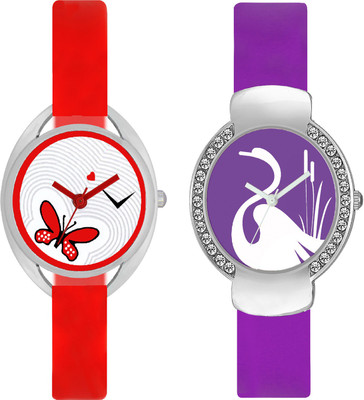 

Greenleaf VLT04_22 Designer Stylish Shape Bracelet Combo Womens Wrist Watch - For Girls
