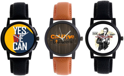 

AR Sales Combo Of 3 Stylish Analog Watch For Mens And Boys-101-104-106 Watch - For Men