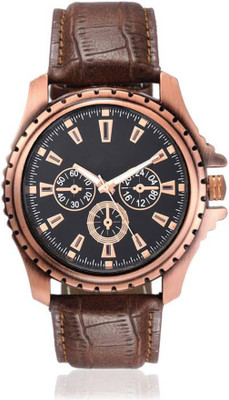 

Skmi Brown Leather ~ Strap Designer Low Rate Challenge Watch For Men Watch - For Boys