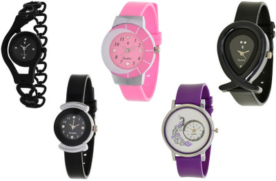 

On Time Octus Combo Pack Of 5 AJS026 Watch - For Women