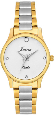 

JAINX JW1204 Two Tone Golden Premium Analog Watch - For Women