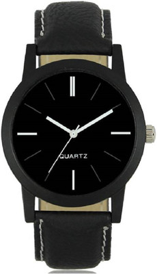 

vbenterprise Latest Beautiful Thinchak Black Leather Strap Analog Watch Watch - For Men