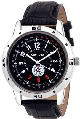 

OpenDeal Stylish Dummy Chronograph Black Leather Belt Watch For Men & Boys Watch - For Men