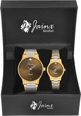 

JAINX JC442 Bandhan Premium Brown Dial Analog Watch - For Couple