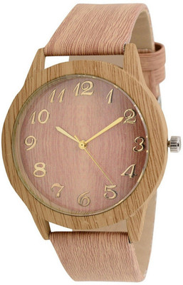 

T TOPLINE Geneva Wooden Style Model in Round Shape Watch - For Boys & Girls