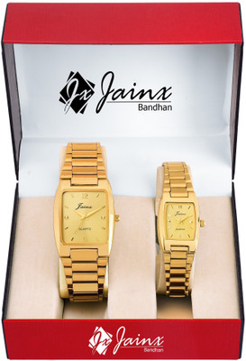 

JAINX JC446 Bandhan Premium Golden Analog Watch - For Couple