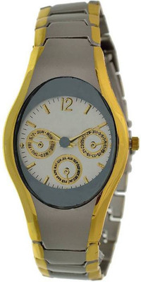 

Varni Retail New Gold Silver Metal Strap White Dial Girls Watch For Women Watch - For Women