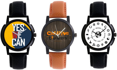 

AR Sales Combo Of 3 Stylish Analog Watch For Mens And Boys-101-104-105 Watch - For Men