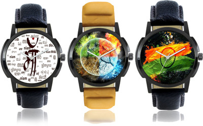 

Scarter Combo Of 3 Stylish Analog S-P01-P02-P04 Watch - For Men