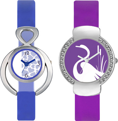 

Greenleaf VLT12_22 Designer Stylish Shape Bracelet Combo Womens Wrist Watch - For Girls