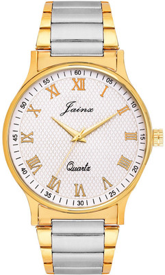 

JAINX JM1101 Two Tone Golden Premium Analog Watch - For Men