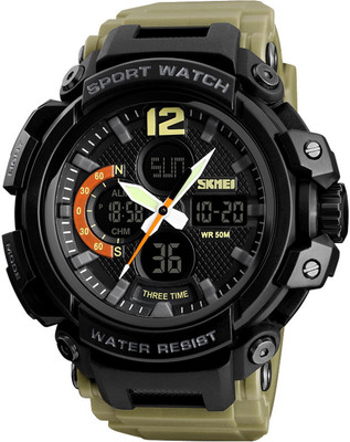 

Skmei Gmarks -1343 Khaki Sports Watch - For Men & Women