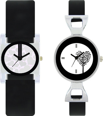 stallion7 CMB_166 Designer Stylish Shape Bracelet Combo Womens Wrist Watch - For Girls