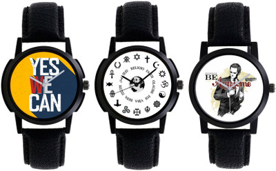 

AR Sales Combo Of 3 Stylish Analog Watch For Mens And Boys-104-105-106 Watch - For Men