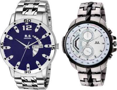 

R S Original RSO-3017 DAY AND DATE BLUE WATCH FOR MEN Watch - For Men