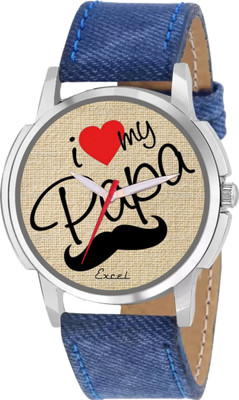 

Excel I love My Papa Denim Watch For Mens & Boys Watch - For Men