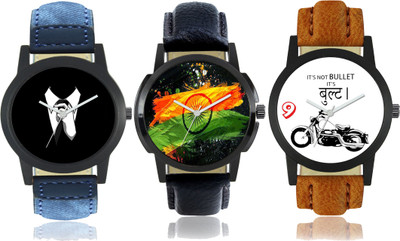 

Scarter Combo Of 3 Stylish Analog S-P03-P04-P06 Watch - For Men