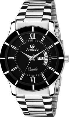 

Armado AR-201-BLK STYLISH DAY AND DATE Watch - For Men