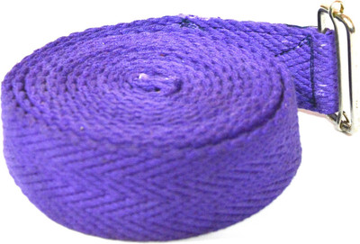 

YOGSADHAK 1 Cotton Yoga Strap(Purple)
