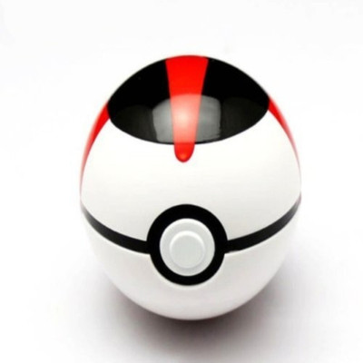 ZenShanti 5cm Pokeball - Timer Ball with Random Pokemon Figures Inside(White)