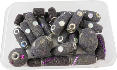 

estore set of 25 pcs lakh beads for jewellery making art and craft diy project kit