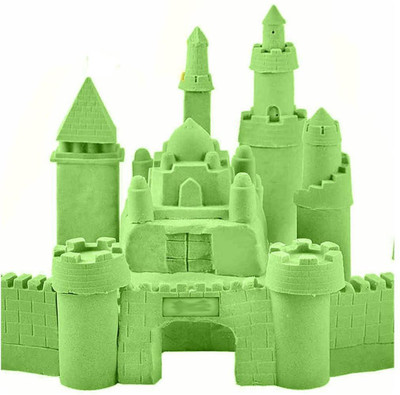 

Ratnas CRAZY SAND 400 GRAMS GREEN SMOOTH AND KINETIC FOR KIDS