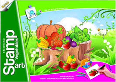

kidoz kingdom STAMP ART VEGETABLES