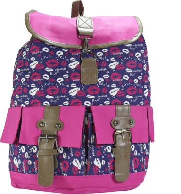 

Desence Stylish Casual College Backpack For Girl's 5 L Backpack(Pink)