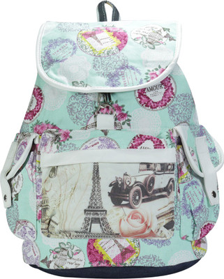 

Desence Stylish Casual College Backpack For Girl's 5 L Backpack(Green)