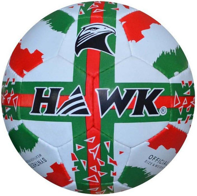 

HAWK ITALY Extra Durable Rubber Football - Size:  (Pack of 1, Multicolor) Football - Size: (Pack of 1, Multicolor