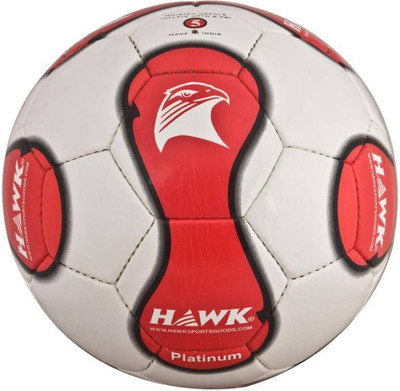 

RIGHTWAY White/Red Football - Size:  (Pack of 1, Multicolor) Football - Size: (Pack of 1, White