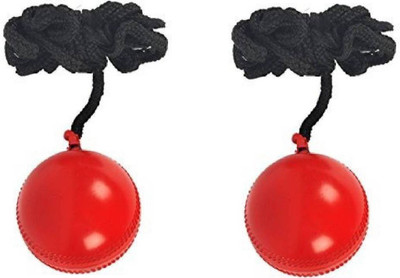 

bhai ka style hanging ball ,2 pcs Cricket Training Ball - Size: 5(Pack of 2, Red)