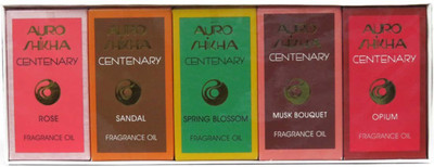 

auroshikha Centenary Fragrance Oil Gift Set - 5 Different Fragrance Oils - 5 ml Each(25 ml)