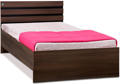 

Delite Kom Cocoa Engineered Wood Single Bed(Finish Color - Black & Acacia Dark Matt Finish)