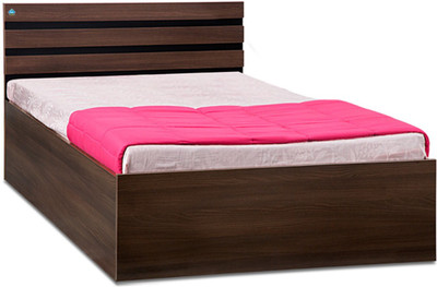 

Delite Kom Cocoa Engineered Wood Single Bed With Storage(Finish Color - Black & Acacia Dark Matt Finish)