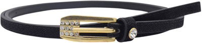 

Baluchi Women Casual Black Artificial Leather Belt