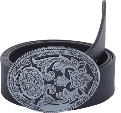 

Sri Men Casual Black Genuine Leather Belt